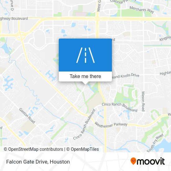 Falcon Gate Drive map