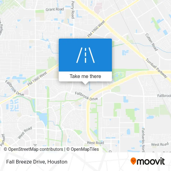 Fall Breeze Drive map