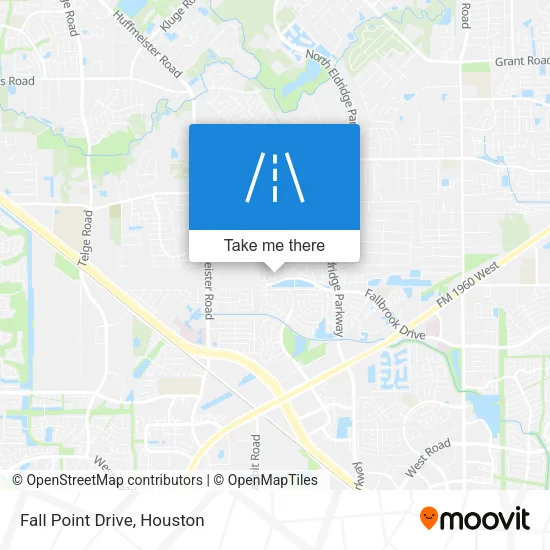 Fall Point Drive map