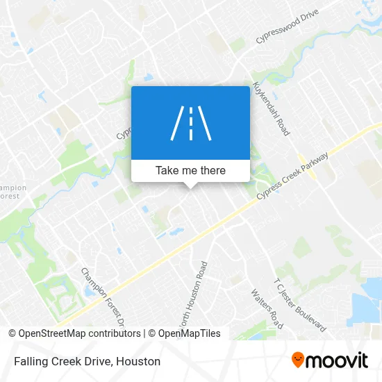 Falling Creek Drive map