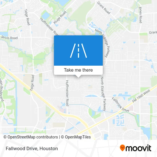 Fallwood Drive map