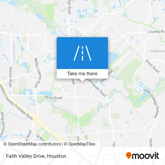 Fatih Valley Drive map