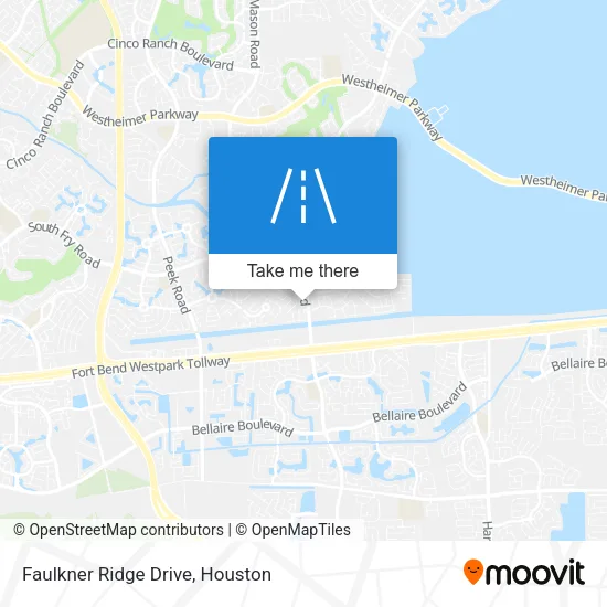 Faulkner Ridge Drive map