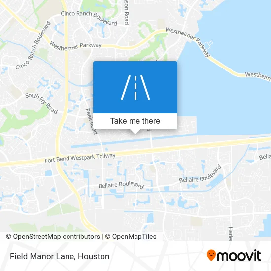 Field Manor Lane map
