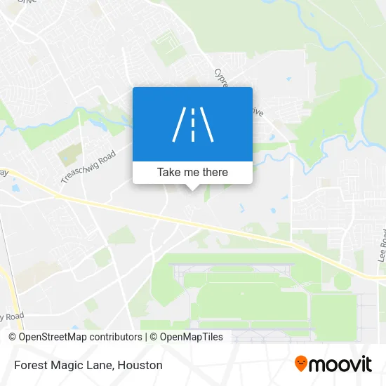 Forest Magic Lane map