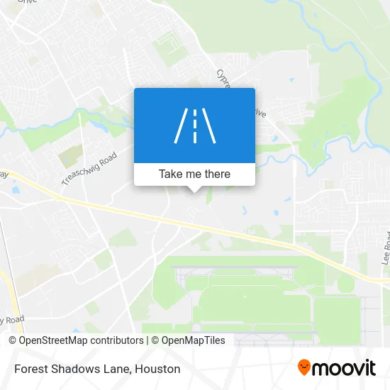 Forest Shadows Lane map