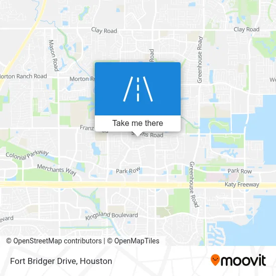 Fort Bridger Drive map