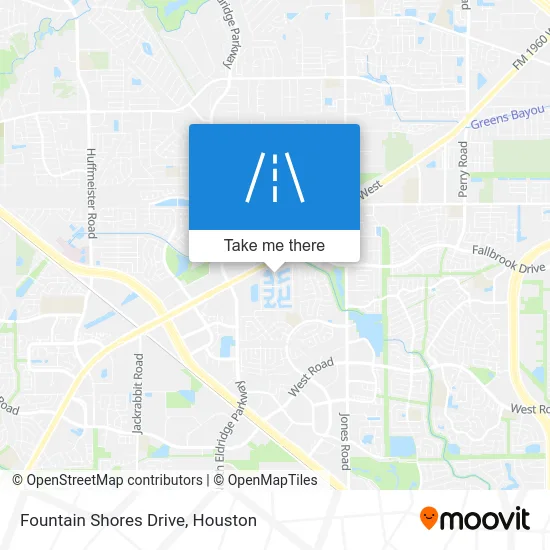 Fountain Shores Drive map