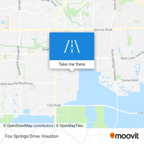 Fox Springs Drive map