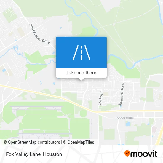 Fox Valley Lane map
