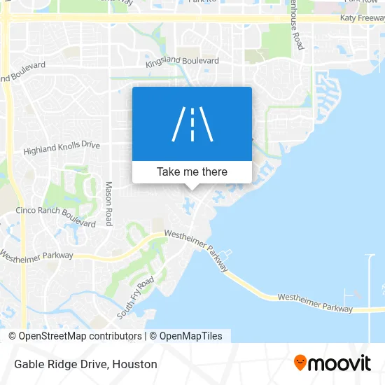 Gable Ridge Drive map