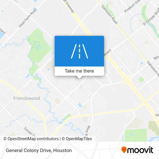 General Colony Drive map