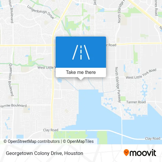 Georgetown Colony Drive map