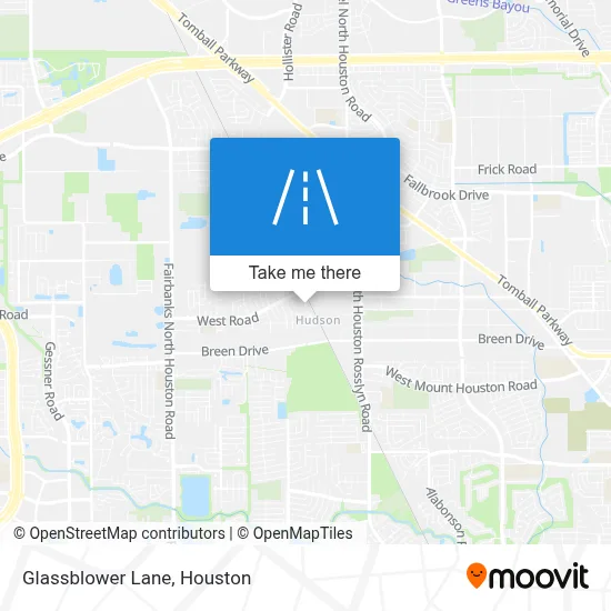 Glassblower Lane map