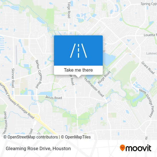 Gleaming Rose Drive map