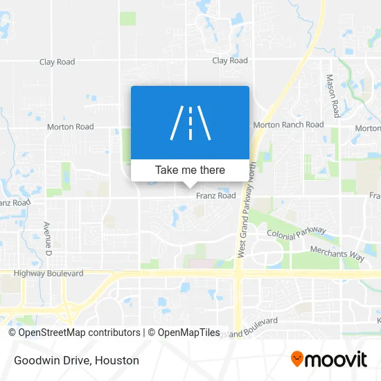 Goodwin Drive map