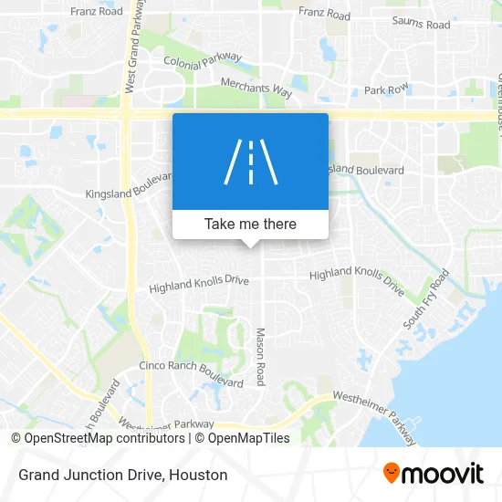 Grand Junction Drive map
