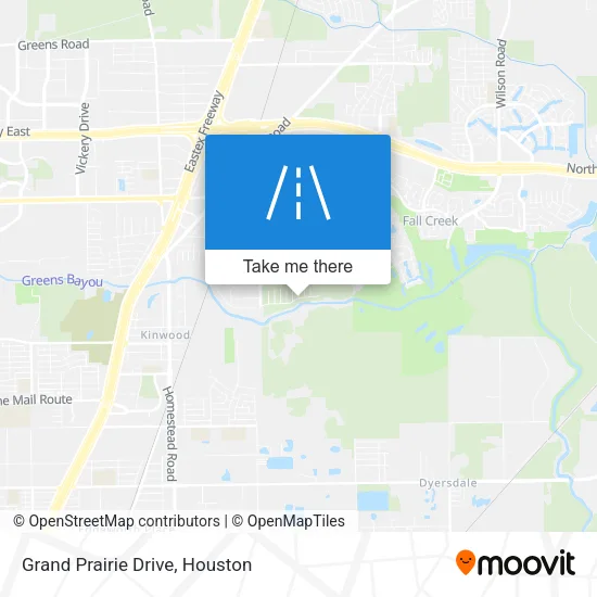 Grand Prairie Drive map