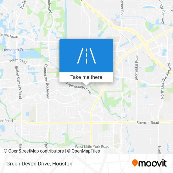 Green Devon Drive map