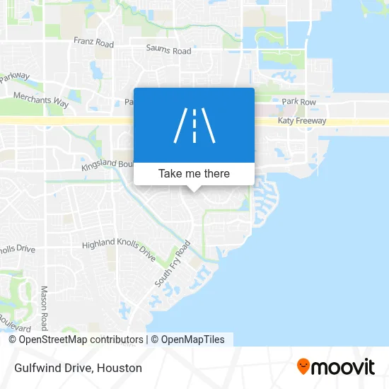 Gulfwind Drive map