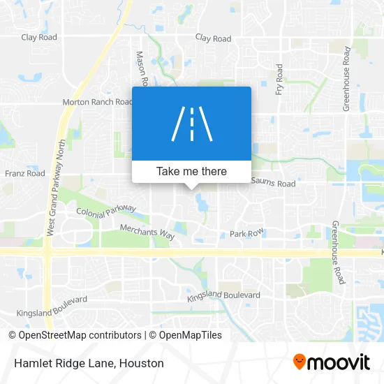 Hamlet Ridge Lane map