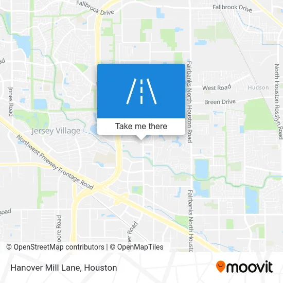 Hanover Mill Lane map