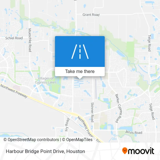 Harbour Bridge Point Drive map