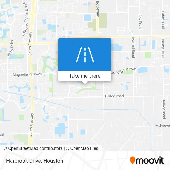 Harbrook Drive map