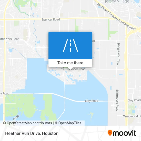 Heather Run Drive map