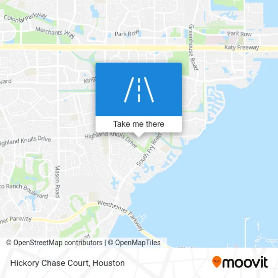 Hickory Chase Court map