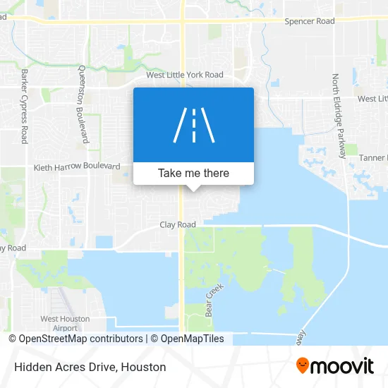 Hidden Acres Drive map
