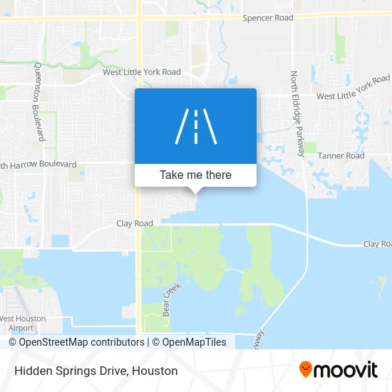Hidden Springs Drive map