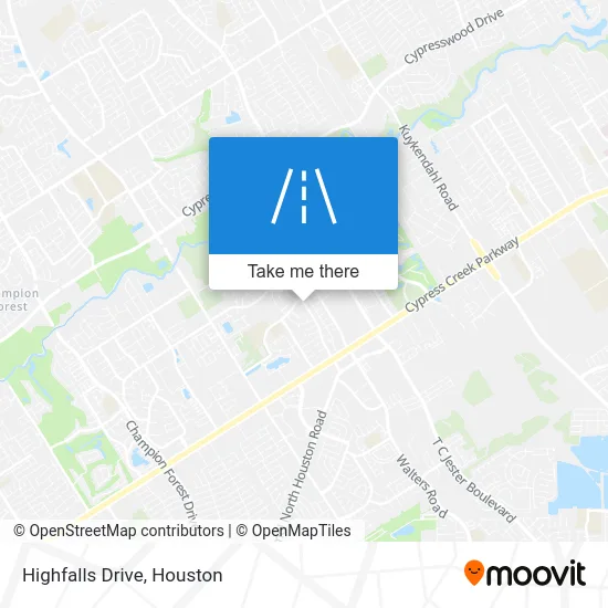 Highfalls Drive map