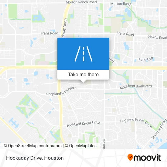 Hockaday Drive map