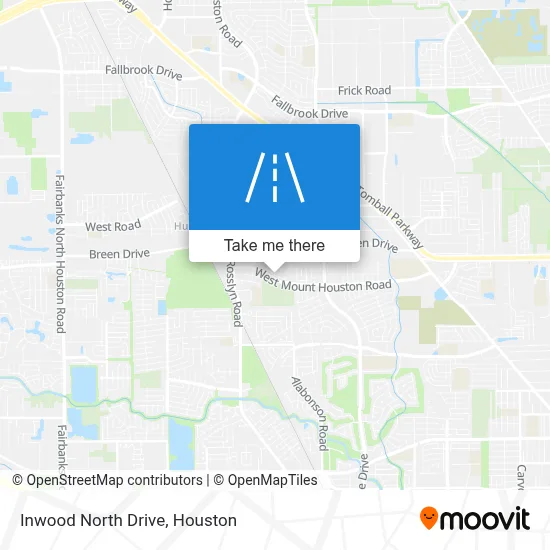 Inwood North Drive map
