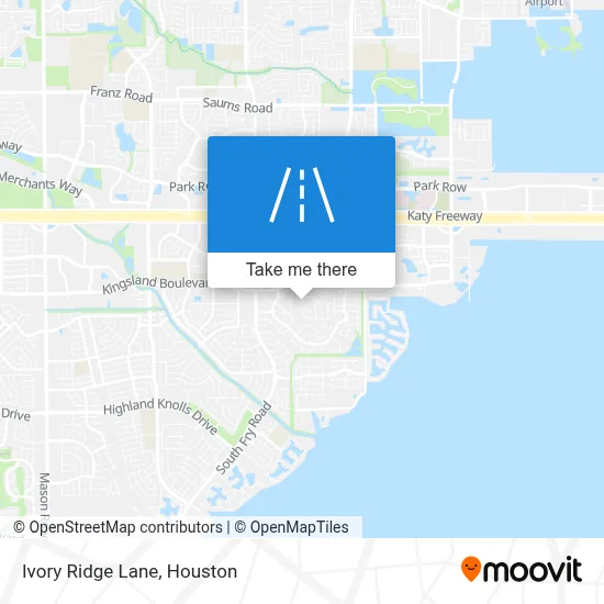 Ivory Ridge Lane map