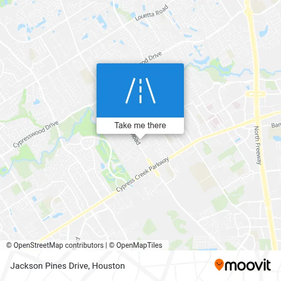 Jackson Pines Drive map