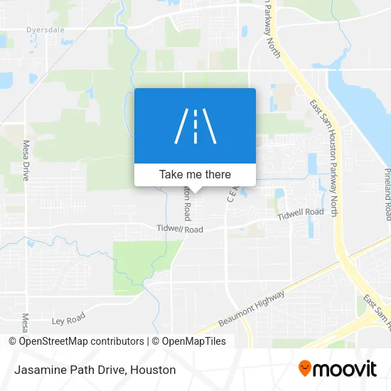 Jasamine Path Drive map