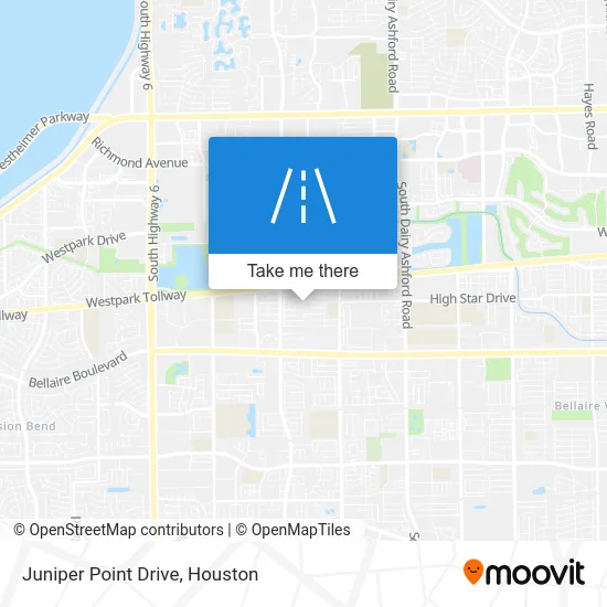 Juniper Point Drive map