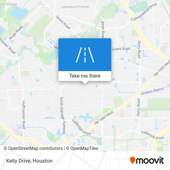Kelly Drive map