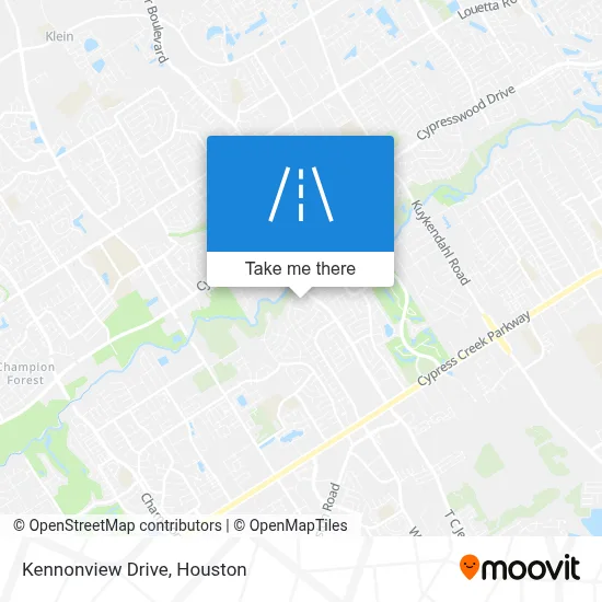 Kennonview Drive map