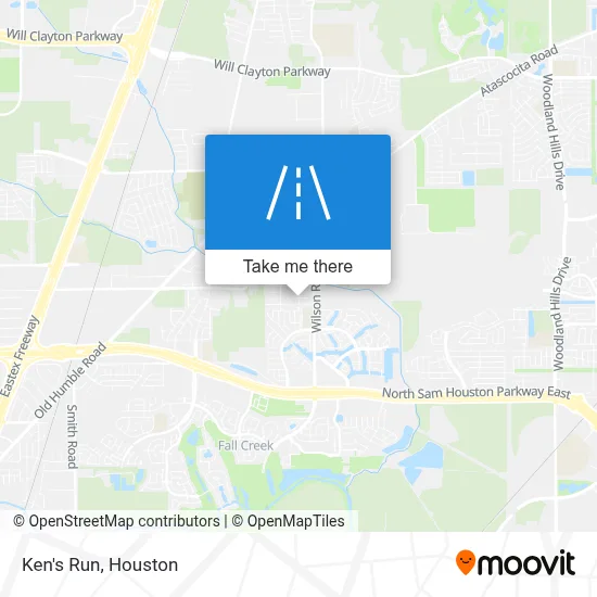 Ken's Run map