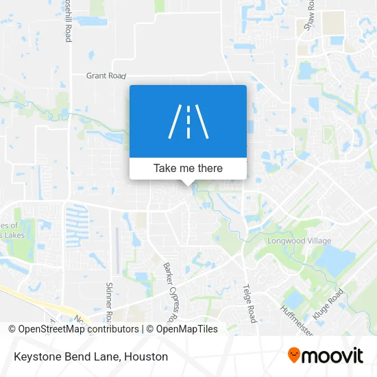 Keystone Bend Lane map