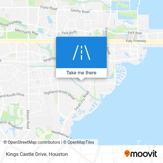 Kings Castle Drive map