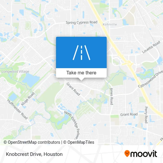 Knobcrest Drive map