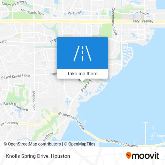 Knolls Spring Drive map