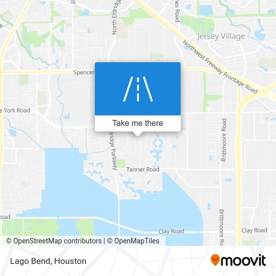 Lago Bend map