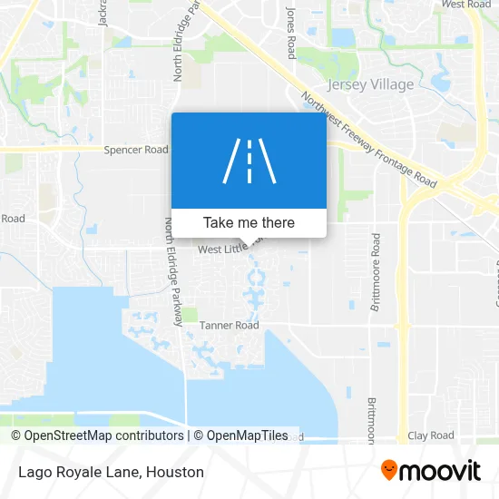 Lago Royale Lane map