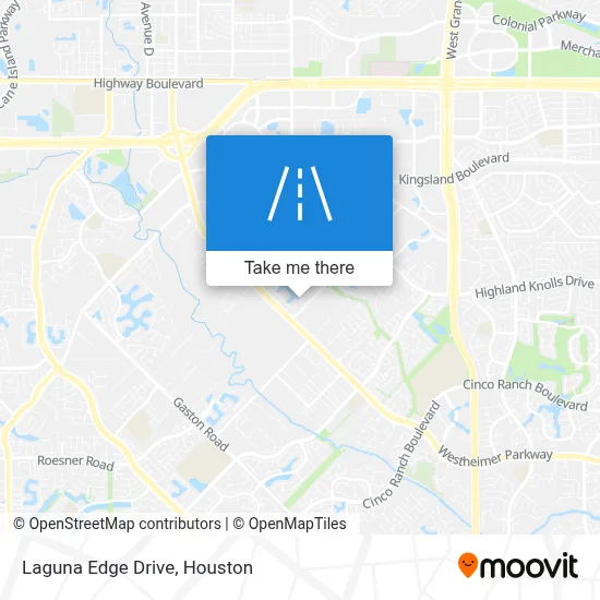 Laguna Edge Drive map