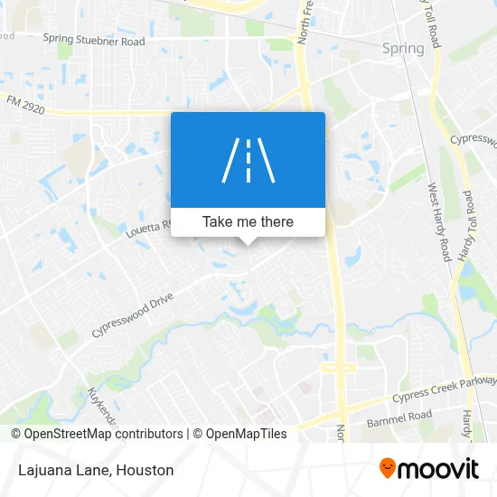 Lajuana Lane map